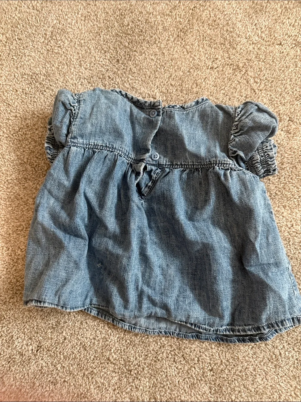 GAP flared smocked ruffled